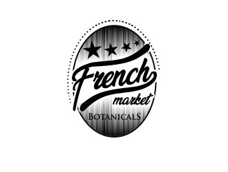French Market Botanicals logo design by 6king