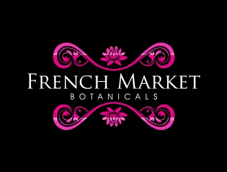 French Market Botanicals logo design by shernievz