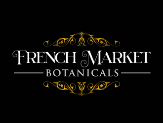 French Market Botanicals logo design by kunejo