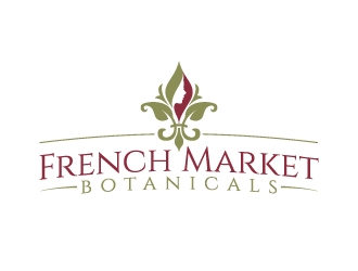 French Market Botanicals logo design by jaize