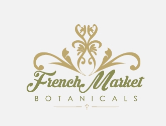 French Market Botanicals logo design by art-design
