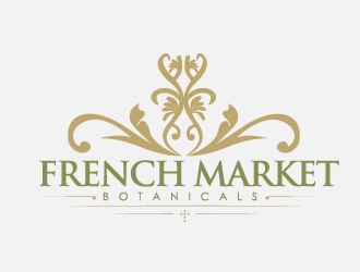 French Market Botanicals logo design by art-design