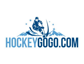 HockeyGogo.com logo design by ROSHTEIN