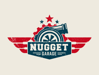 Nugget Garage logo design by Dakon