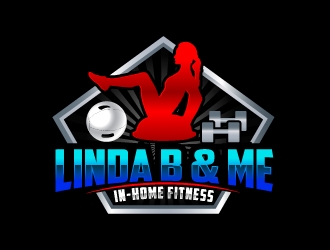 Linda B & Me In-Home Fitness logo design by uttam