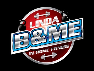 Linda B & Me In-Home Fitness logo design by shere