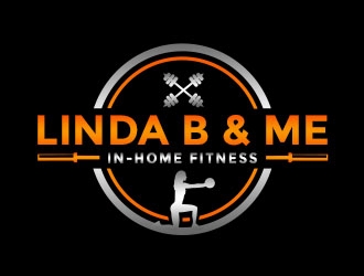 Linda B & Me In-Home Fitness logo design by Benok
