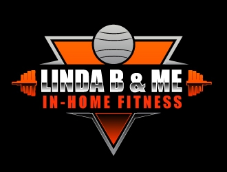 Linda B & Me In-Home Fitness logo design by ElonStark