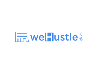 wehustle logo design by johana