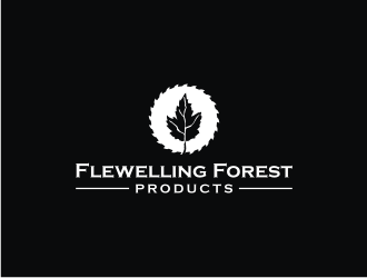 Flewelling Forest Products logo design by mbamboex