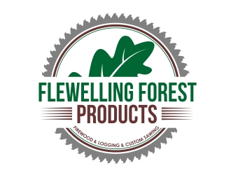 Flewelling Forest Products logo design by Cekot_Art