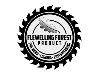 Flewelling Forest Products logo design by Kruger