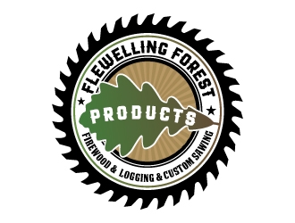 Flewelling Forest Products logo design by Suvendu