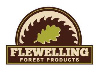 Flewelling Forest Products logo design by Suvendu