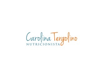 Carolina Tergolino, Nutricionista logo design by bricton
