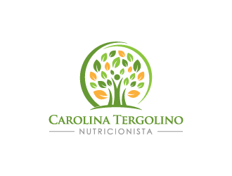 Carolina Tergolino, Nutricionista logo design by shadowfax