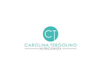 Carolina Tergolino, Nutricionista logo design by johana