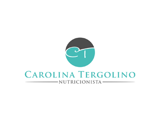 Carolina Tergolino, Nutricionista logo design by johana