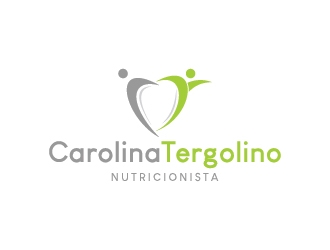 Carolina Tergolino, Nutricionista logo design by Fear