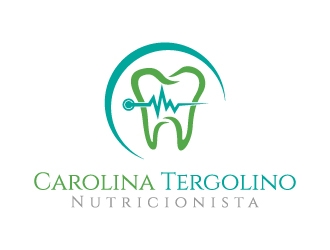 Carolina Tergolino, Nutricionista logo design by Suvendu