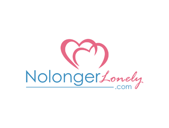 Nolongerlonely.com logo design by johana