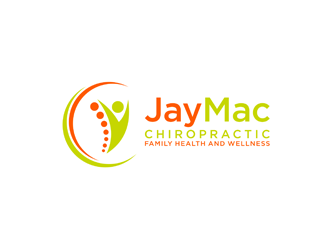 JayMac Chiropractic logo design by bomie