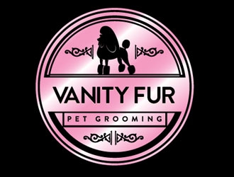 Vanity Fur pet grooming logo design by shere