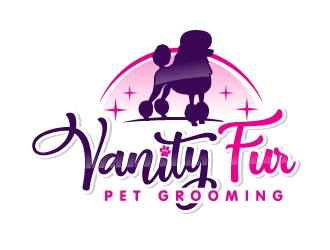 Vanity Fur pet grooming logo design by jaize
