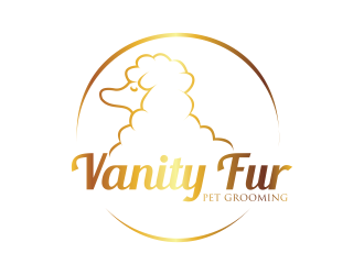 Vanity Fur pet grooming logo design by qqdesigns