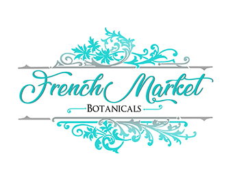 French Market Botanicals logo design by 3Dlogos