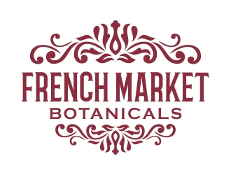French Market Botanicals logo design by cikiyunn