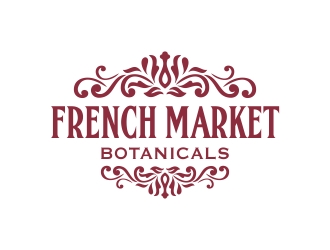 French Market Botanicals logo design by cikiyunn