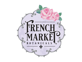 French Market Botanicals logo design by logolady