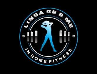 Linda B & Me In-Home Fitness logo design by samuraiXcreations