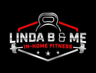 Linda B & Me In-Home Fitness logo design by jaize