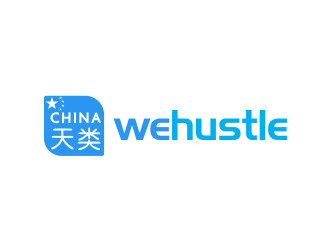 wehustle logo design by giphone