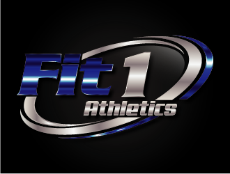 Fit 1 Athletics  logo design by esso
