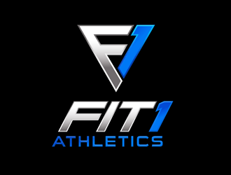 Fit 1 Athletics  logo design by megalogos