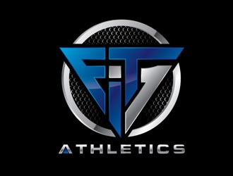 Fit 1 Athletics  logo design by shere
