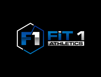 Fit 1 Athletics  logo design by ingepro