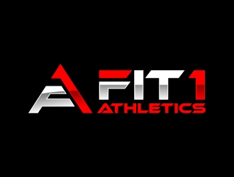 Fit 1 Athletics  logo design by jaize
