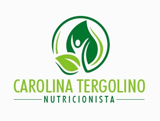 Carolina Tergolino, Nutricionista logo design by samueljho