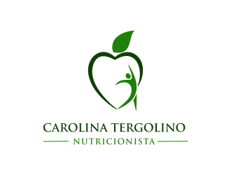 Carolina Tergolino, Nutricionista logo design by aldesign
