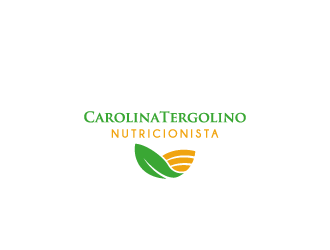 Carolina Tergolino, Nutricionista logo design by dchris