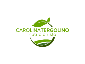 Carolina Tergolino, Nutricionista logo design by dchris