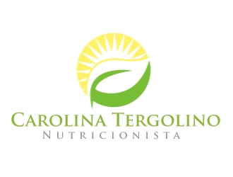 Carolina Tergolino, Nutricionista logo design by ElonStark