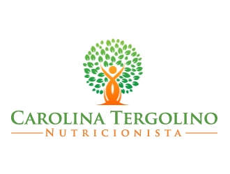 Carolina Tergolino, Nutricionista logo design by ElonStark