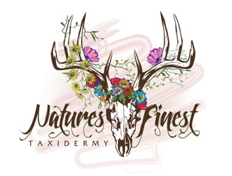 Natures Finest Taxidermy logo design by shere