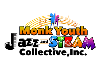 Monk Youth Jazz and STEAM Collective, Inc. logo design by megalogos