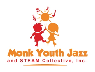 Monk Youth Jazz and STEAM Collective, Inc. logo design by Suvendu